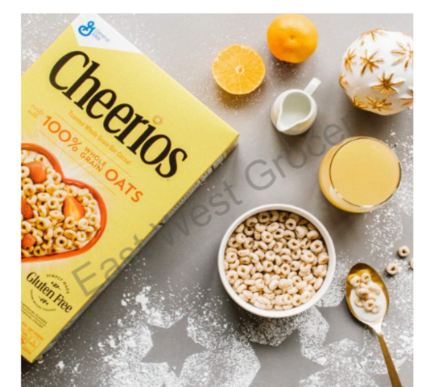 General Mills Cheerios Original Cereal 340 g – USA‑Imported Gluten‑Free Oat Breakfast – Heart‑Healthy Whole Grain O’s for UK