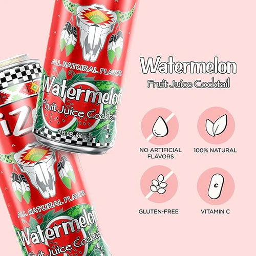 Arizona Watermelon 12‑Pack – Juicy Watermelon Soft Drink