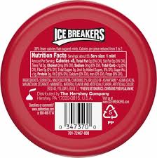 Pack of 8 Ice Breakers Candy Cane sugar-free mint tins, 42g each