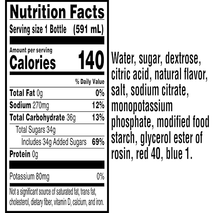 Gatorade Frost Riptide Rush – 591 ml Hydrating Sports Drink