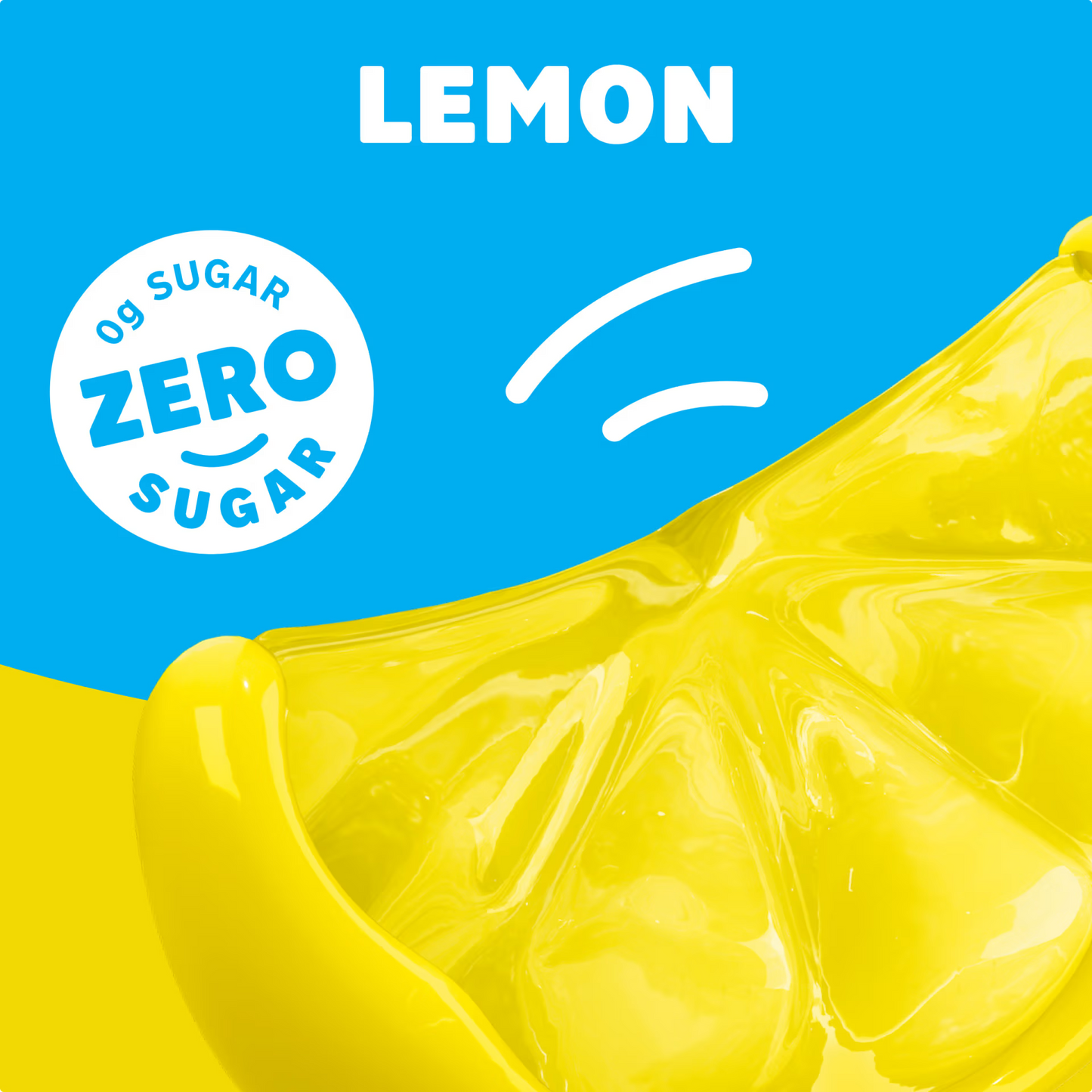 Jell-O Sugar Free Lemon Gelatin dessert mix packaging, 8.5 g