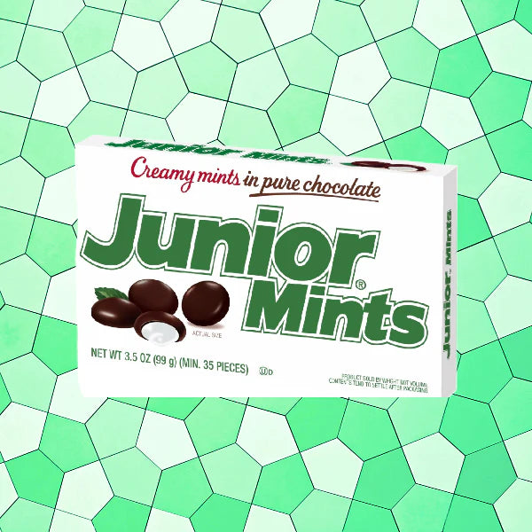 Junior Mints Theatre Box – 99 g | Creamy Mint & Dark Chocolate American Import