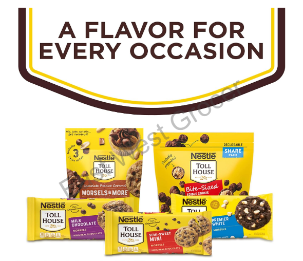 Nestlé Toll House Premier White Morsels 340 g – USA Import, UK Warehouse Fast Delivery, No Customs – Premium White Chocolate Chips for Baking & Cookies