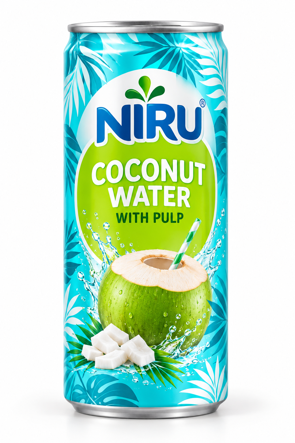 Niru Coconut Water With Pulp Cans Single pack – Pack of 1