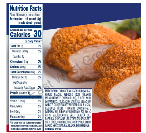 Shake ’N Bake Original Chicken Coating Mix 126 g – USA‑Imported Seasoned Breadcrumbs – Crispy Oven‑Baked Chicken
