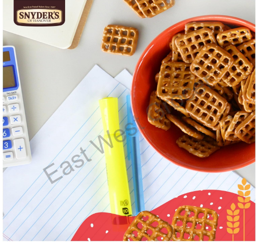 Snyder’s of Hanover Snaps Pretzels 510g (Pack of 2) – USA Import | Square Salted Pretzel Crisps | UK Stock | No Customs | Perfect for Dips, Snacks & Recipes