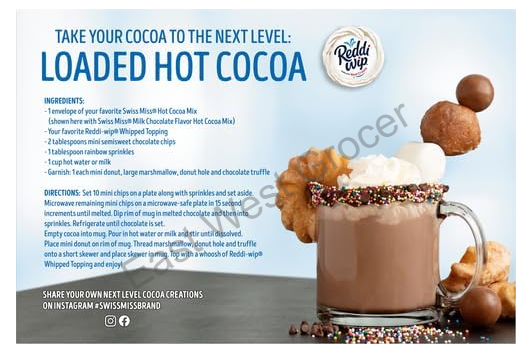 Swiss Miss Reduced Calorie Milk Chocolate Hot Cocoa Mix – USA Import | Low Calorie Hot Chocolate Drink | UK Stock | No Customs Fees | Guilt-Free Indulgence