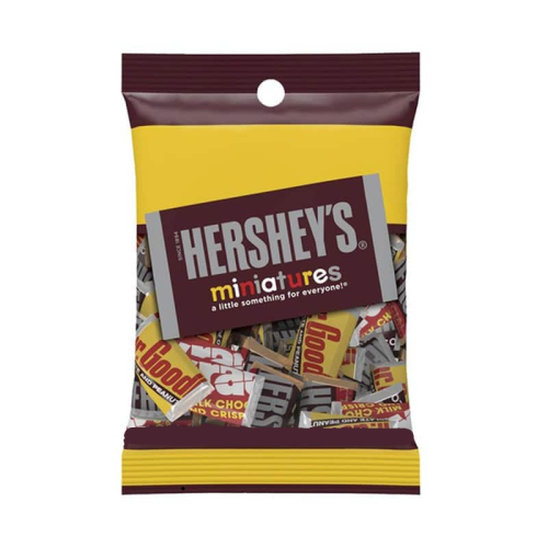Hershey Miniatures Assorted Peg Bag