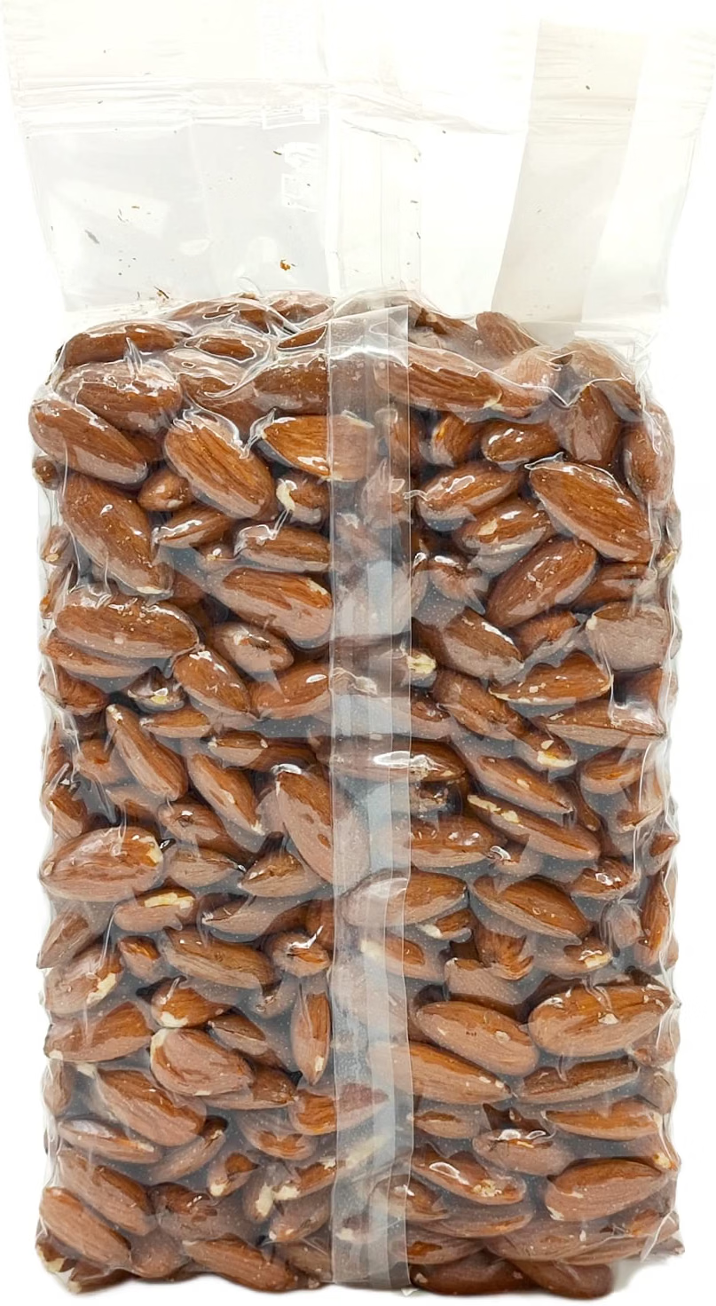 Oltresole Raw Shelled Almonds 1kg – Natural Whole Almonds, Rich in Fibre & Protein, Ideal for Snacking, Baking & Desserts