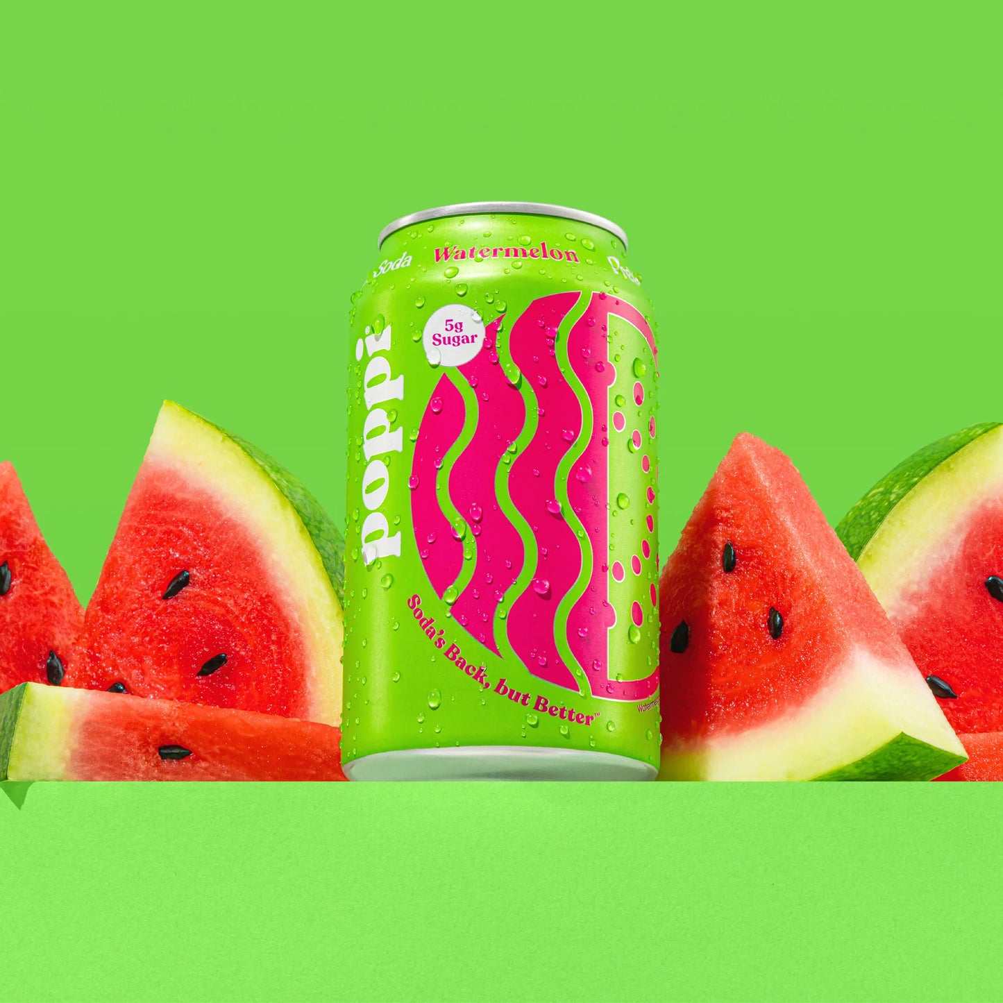 Poppi Watermelon Soda 12 oz