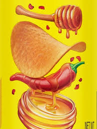 Pringles Hot Honey 158 g – sweet-and-spicy honey-flavoured stackable potato crisps for snacking and sharing.