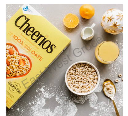 General Mills Cheerios Original Cereal 340 g – USA‑Imported Gluten‑Free Oat Breakfast – Heart‑Healthy Whole Grain O’s for UK