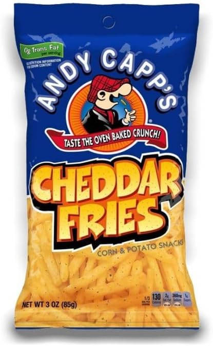 Bug's Pantry Andy Capp's Cheddar Fries 85g - American Crisps