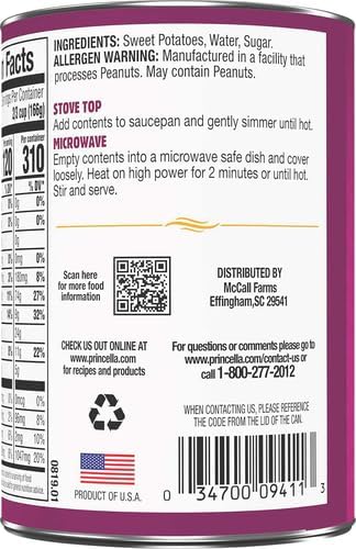 Princella Cut Yams in Light Syrup 425g