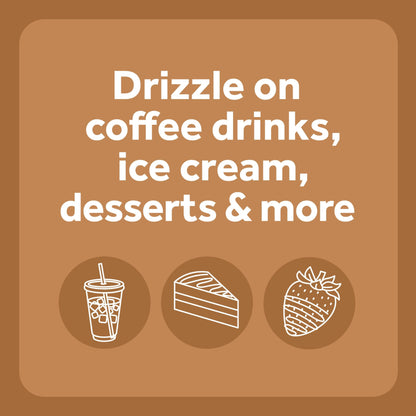 Smucker’s Drizzle Caramel Flavored Syrup, 20 Oz. Squeeze Bottle