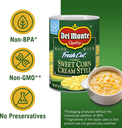 Del Monte Fresh Cut Cream Style Golden Sweet Corn 418g