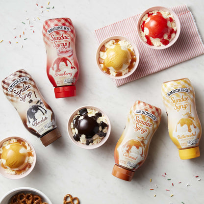 Smucker’s Drizzle Caramel Flavored Syrup, 20 Oz. Squeeze Bottle