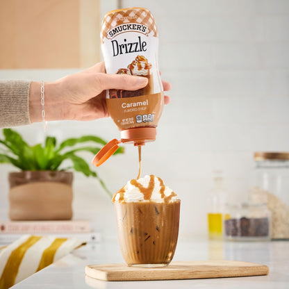 Smucker’s Drizzle Caramel Flavored Syrup, 20 Oz. Squeeze Bottle