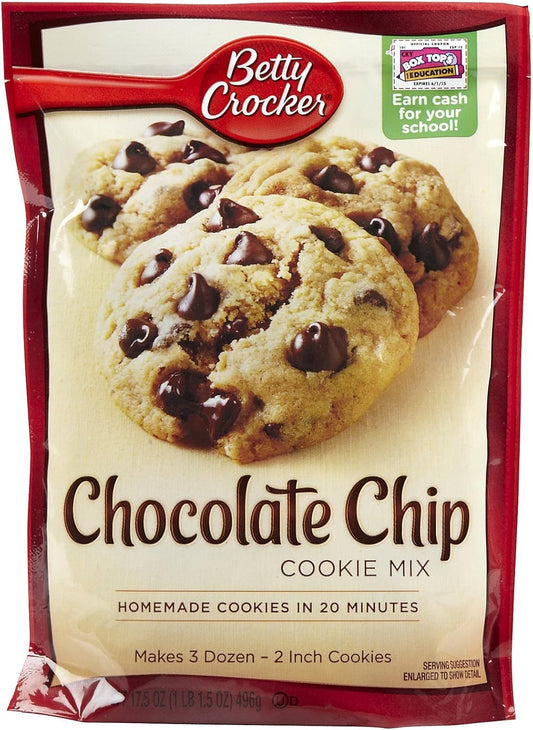 Betty Crocker Chocolate Chip Cookie Mix 17.5 OZ (496g)