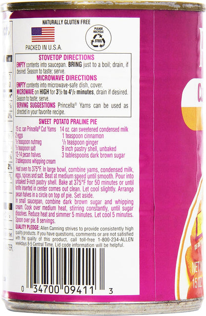 Princella Cut Yams in Light Syrup 425g