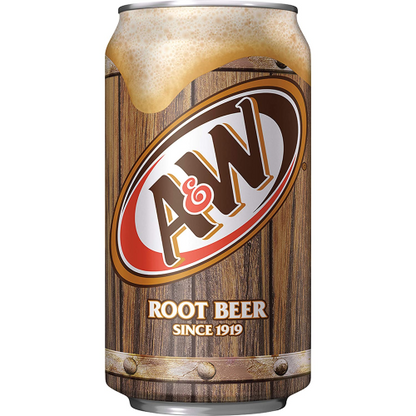 A&W Root Beer Soda Can – Classic US Import Carbonated Drink