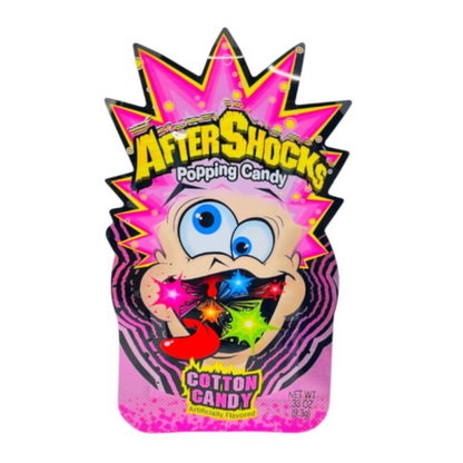 AfterShocks Popping Candy Cotton Candy 0.33 oz pack – American novelty sweet UK
