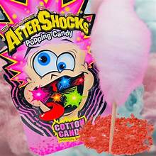 AfterShocks Popping Candy Cotton Candy 0.33 oz pack – American novelty sweet UK