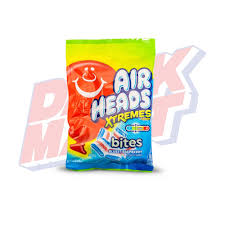 Airheads Xtremes Bites 170 g – blue raspberry chewy sour sweets from USA