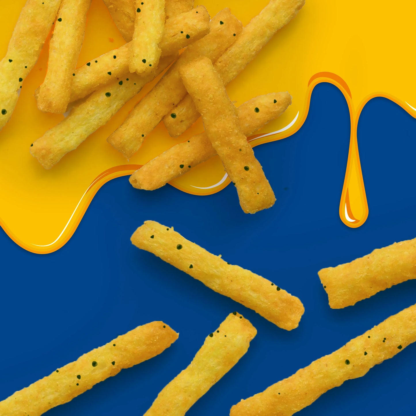 Crunchy Andy Capp's Cheddar Fries cheddar flavoured corn snack big bag
