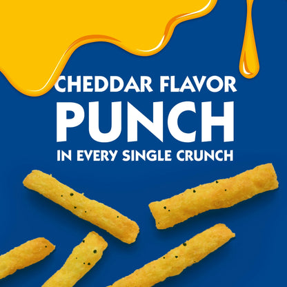 Cheddar flavoured corn fries snack Andy Capp's big bag