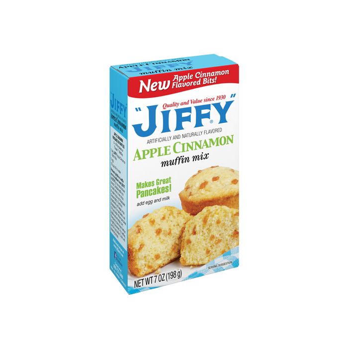 Jiffy Apple & Cinnamon Muffin Mix 7 oz (198 g) package