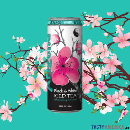 Arizona Black & White Iced Tea with Ginseng and Vitamin C