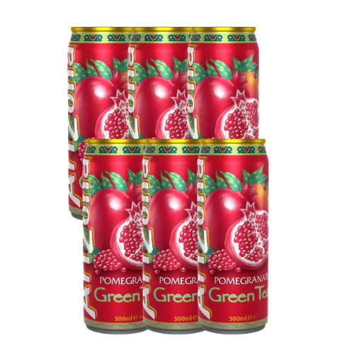 Arizona Pomegranate Green Tea – Refreshing 12×500 ml US Imported Cans