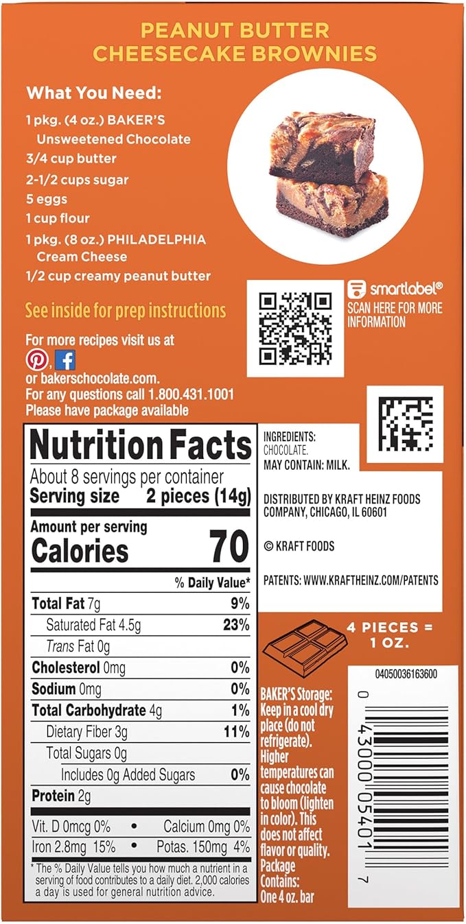 Baker’s Bulk Unsweetened Baking Chocolate