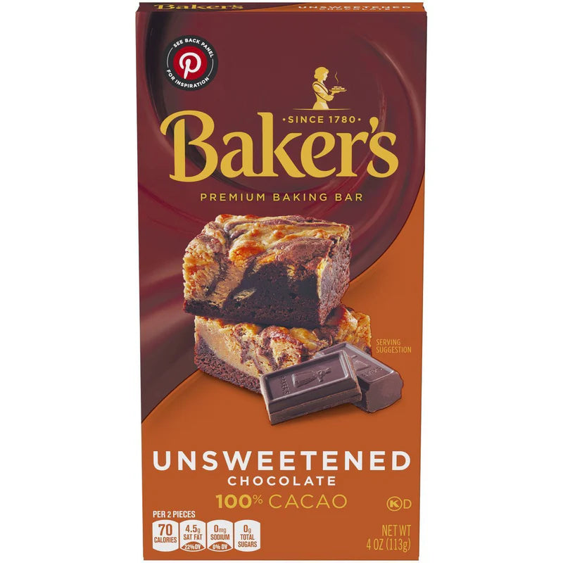 Baker’s Unsweetened Cocoa Baking Blocks