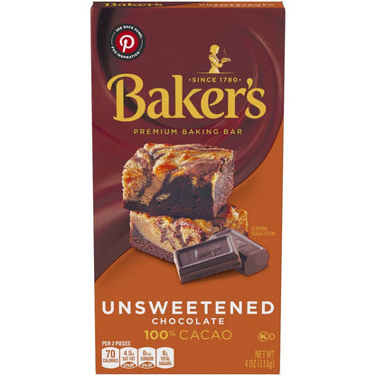 Baker’s Unsweetened Cocoa Baking Blocks