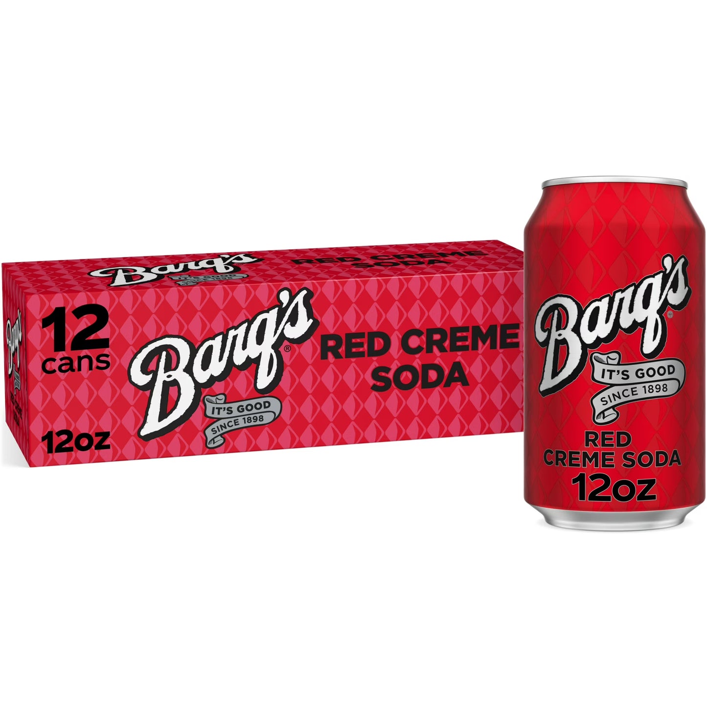 Red crème soda cans