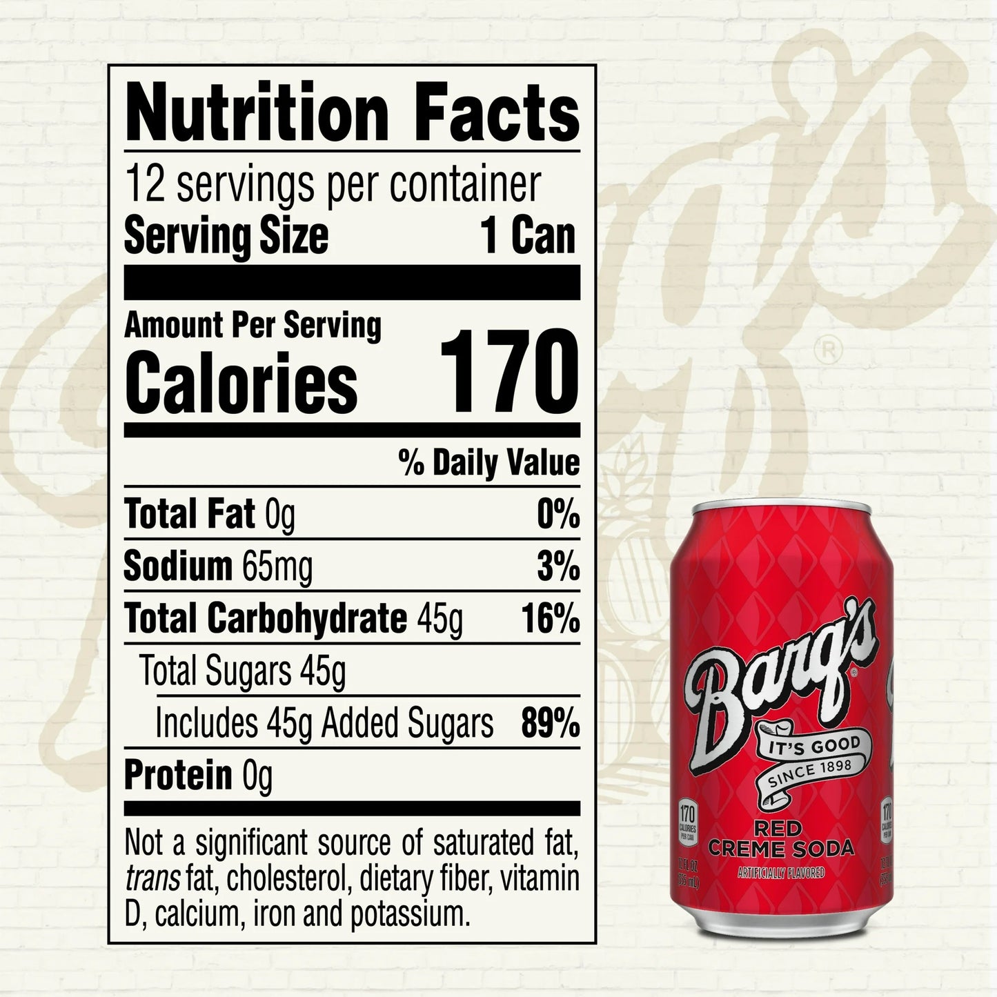 Barq's red cream soda 12-pack