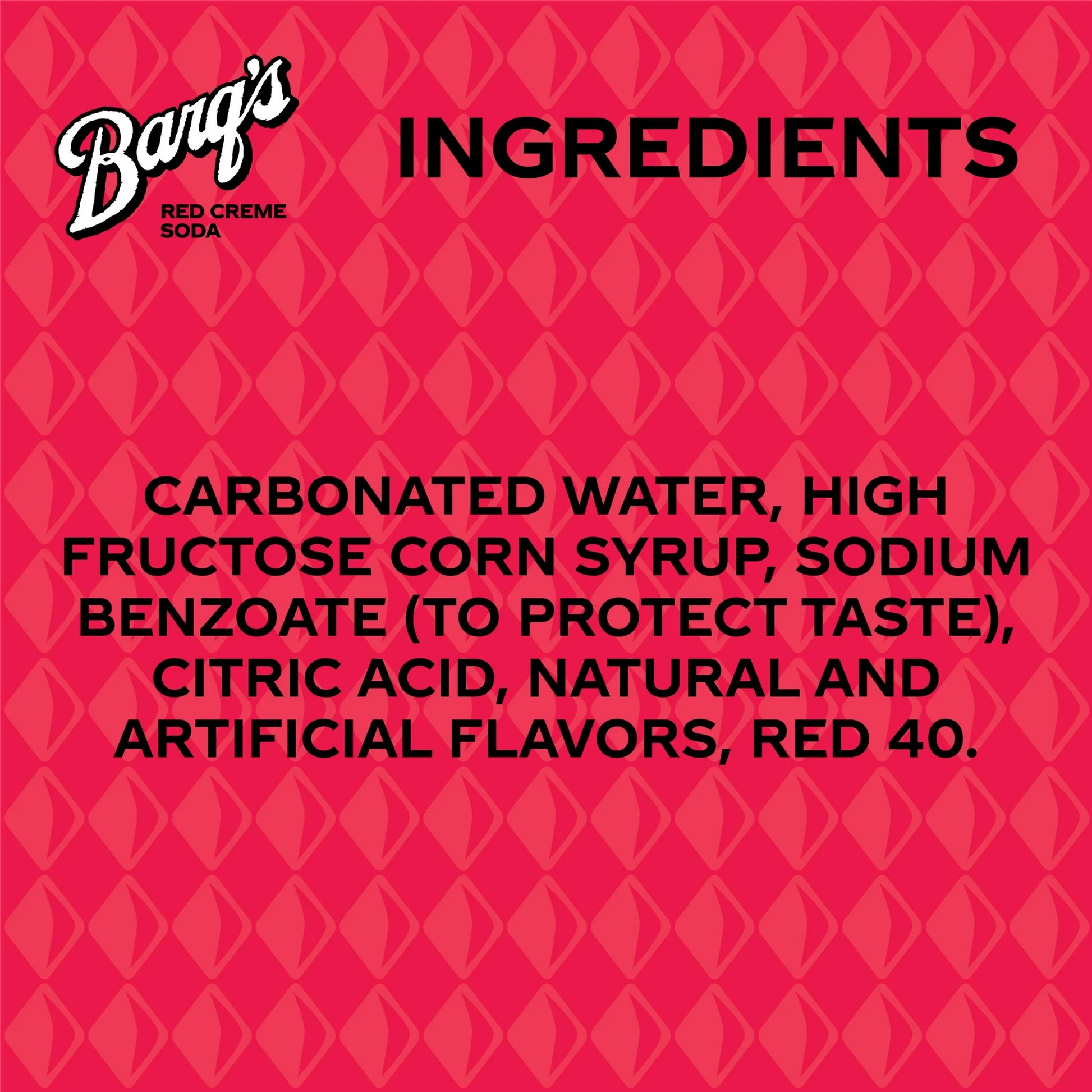 Barq's Red Creme Soda Pop