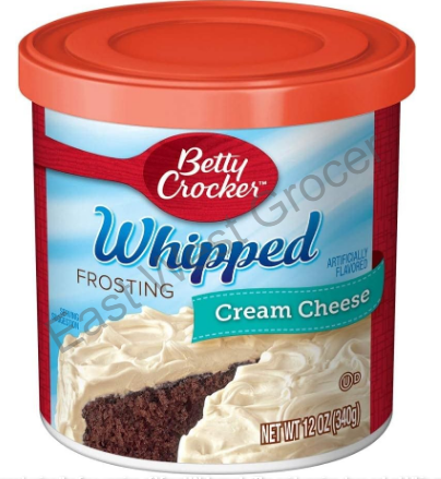 Betty Crocker Rich & Creamy Cream Cheese Frosting 453g – Imported from USA – Ready-to-Use Cake Icing | Gluten-Free American Frosting Tub for Cupcakes & Bakes – UK Stock