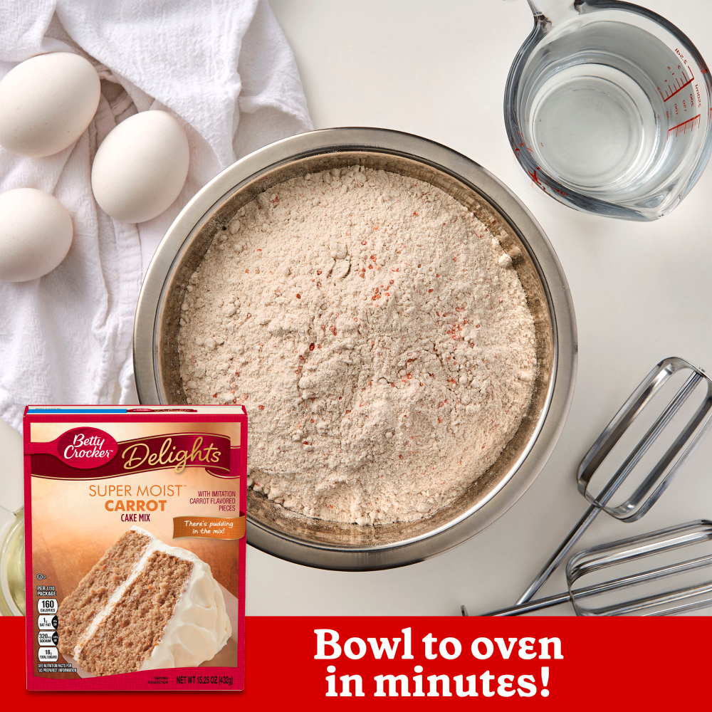 Betty Crocker Super Moist Carrot Cake Mix 375 g box