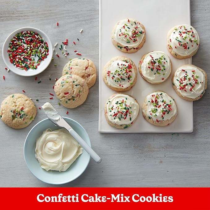 Betty Crocker Super Moist White Cake Mix with classic white cake