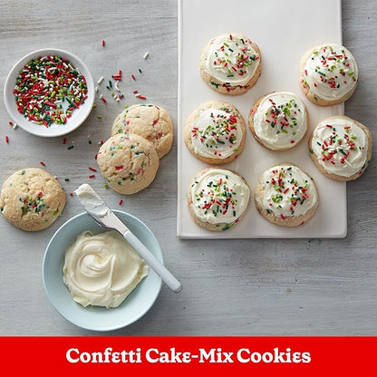 Betty Crocker Super Moist White Cake Mix with classic white cake