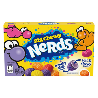 Bowl of Big Chewy Nerds – bright fruity chewy and crunchy American sweets for sharing