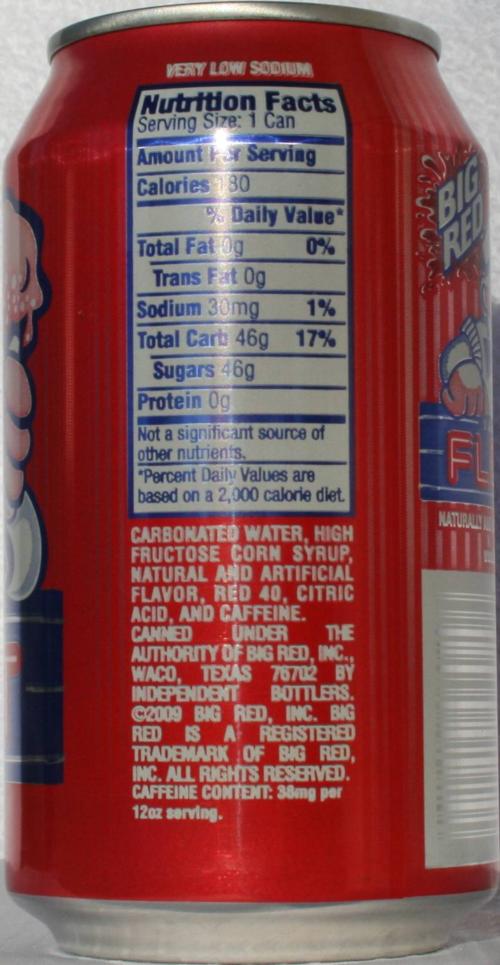 Big Red American Soda – Sweet Red Cream Soda with Citrus Twist 