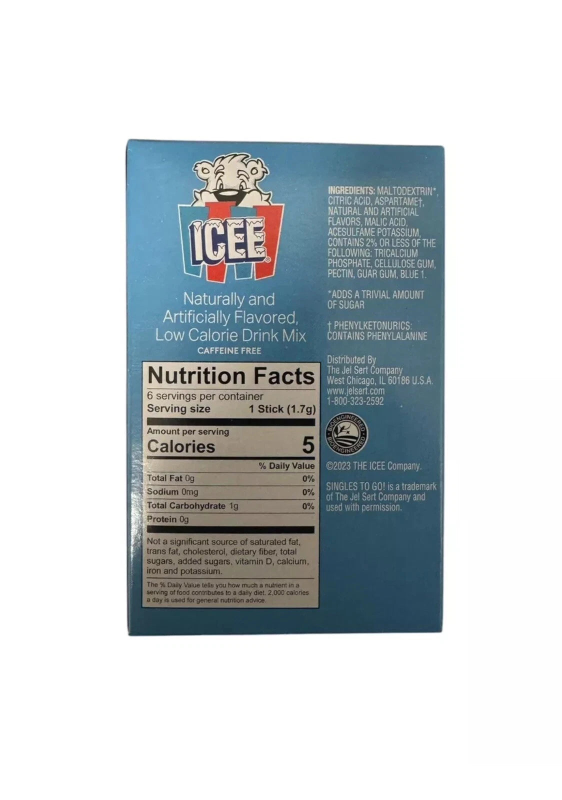Icee Kids’ Blue Raspberry Single-Serve Drink