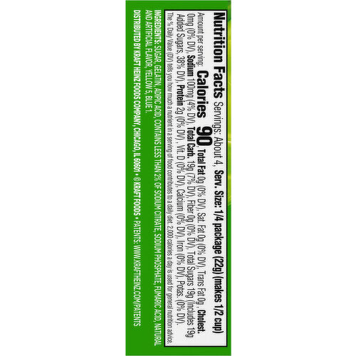 Jell-O - Lime Gelatin Dessert 