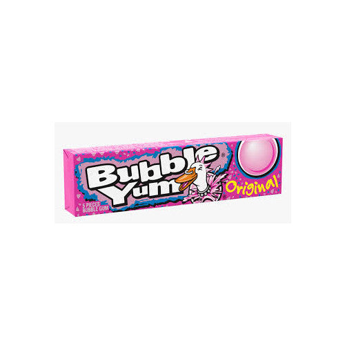BUBBLE YUM Original Bubble Gum – Classic Soft Chew, Big Bubbles ...