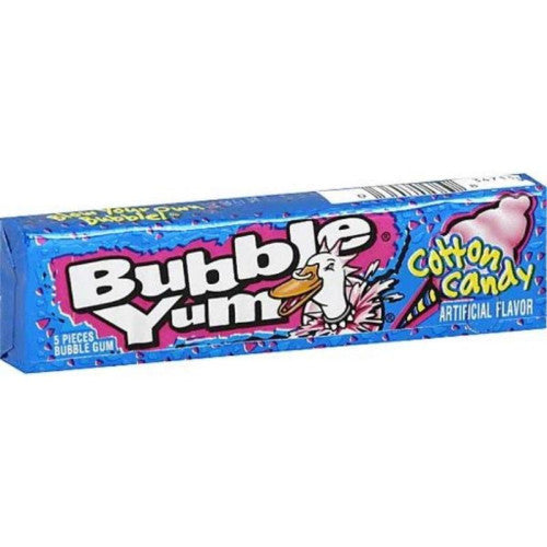 Bubble Yum Cotton Candy Gum – Sweet American Chewy Snack