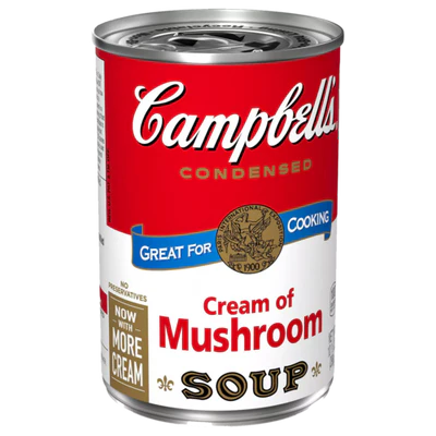 Campbell’s Cream of Mushroom Soup 48 × 305 g case pack